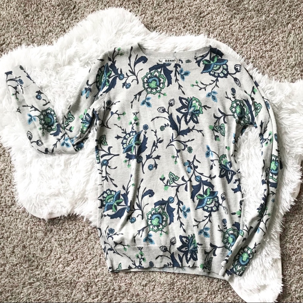 Soft Floral Sweater